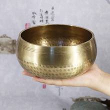 Handmade Nepal Buddha Sound Bowl Brass Buddhist Yoga Singing Bowl Meditation chanting bowl Nepal Singing Bowl 2024 - buy cheap