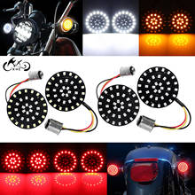 4X 1157 Bullet A/W Red LED Turn Signals Light Inserts Bulb For Harley Touring Electra Tri Glide Dyna Sportster 14-19 2024 - buy cheap