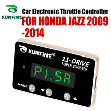 KUNFINE Car Electronic Throttle Controller Racing Accelerator Potent Booster For HONDA JAZZ 2009-2014 Tuning Parts 2024 - buy cheap