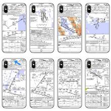 Aviation Chart Accessories Phone Case For Samsung Galaxy Note 20 10 9 8 S20 Ultra S10E S10 Lite S9 S8 Plus S7 S6 Edge 2024 - buy cheap