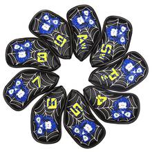 9Pcs/Set Golf Cover Skull Iron Pole Head Covers Putter Protector Outdoor Sports Waterproof Universal Protection 2024 - buy cheap