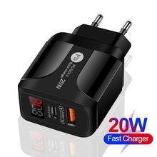 PD 20W Quick Charger 4.0 USB Charger For iphone Samsung xiaomi Tablet EU US Plug Wall Mobile Phone Charger Adapter Fast Charging 2024 - buy cheap