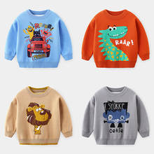 Autumn Winter New Children Clothes Fashion Kids Sweaters Pullover Girl Cartoon Baby Boys Clothes Long Sleeve O Neck Tops 2024 - buy cheap