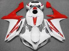 Kit de carrocería y Molde de inyección de tanque completo, carenados ABS, blanco y rojo, para Yamaha YZFR1, 2007, 2008, YZF-R1, 07, 08, YZF, R1 2024 - compra barato