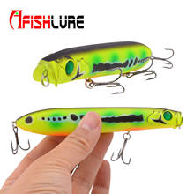 Приманка-Поппер Afishlure, рыба, поверхностная приманка-карандаш, 125 мм, 25 г, искусственная приманка для собаки 2024 - купить недорого