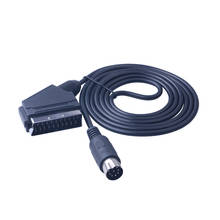 1,8 м V-pin Scart кабель Scart для Sega Megadrive 1 Genesis 1 Master System 1 RGB AV Scart кабель высокого качества 2024 - купить недорого