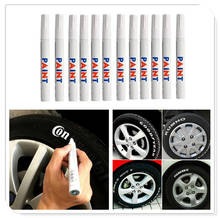 Car Tyre Tread White Waterproof Permanent Paint Marker Pen for GMC Mahindra Hino Lincoln Cadillac Acura Tata Motors 2024 - buy cheap