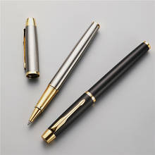 Metal Luxurious Gel Pen Office Business Sign Pens School Writing Pen Students Stationery Supplies All Steel Ballpoint Pen 03767 2024 - buy cheap
