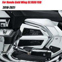 Capa para transmissão do motor, cromada ou preta, para honda gold wing gl1800, gl1800, f6b, 2006-2012, carenagem 2024 - compre barato