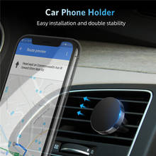 Suporte magnético universal do telefone do carro suporte no carro clipe de ventilação de ar montar nenhum suporte magnético do telefone móvel gps para o iphone 11 pro 2024 - compre barato