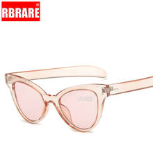 RBRARE-gafas De Sol clásicas para mujer, lentes De Sol De Color caramelo femeninos, transparentes, Estilo Vintage, para ir De compras, espectáculo en T, 2021 2024 - compra barato