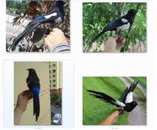 Penas de pássaro retrô realista, modelo de pássaro, ornamentos, artesanato, decoração de jardim caseiro, presente a2960 2024 - compre barato