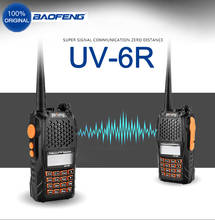 Baofeng UV-6R Walkie Talkie 7W Radio UHF VHF Dual Band UV 6R CB Radio Upgrade of UV-5R HF Transceiver for Ourdoor 2024 - buy cheap