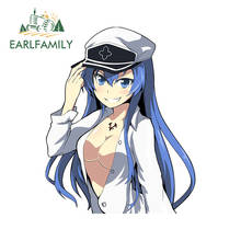 EARLFAMILY 13 см x 10,5 см для Akame Ga Kill Esdeath Waifu автомобильные мультипликационные наклейки Decal пользовательская печать Забавный декор для ноутбука 2024 - купить недорого