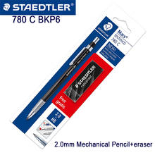 Staedtler mars technico-lápis mecânico automático, 780 c, bkp6, 2.0mm, para engenharia de design profissional 2024 - compre barato