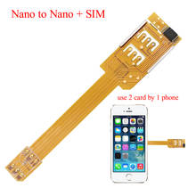 Adaptador de tarjeta Universal para teléfono móvil, extensor de tarjeta Micro SD Nano Cato para Samsung, iPhone 4, 4S, 4plus, ranura híbrida Sim Dual 2024 - compra barato