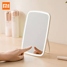 Xiaomi Mijia LED makeup mirror Touch-sensitive control LED natural light adjustable angle Brightness lights dormitory desktop 2024 - buy cheap