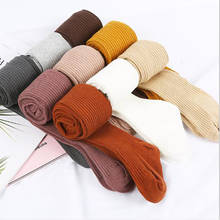 Pantimedias de algodón para niñas, medias cálidas de terciopelo, Color caramelo, para primavera 2024 - compra barato