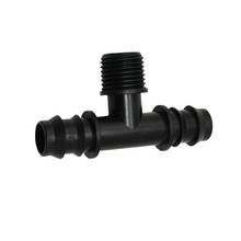 Male 1/2 to 3/4 hose barb tee water splitter 20mm hose 2-way irrigation connector 2 pcs 2024 - buy cheap