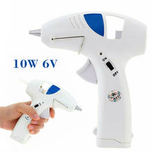 Cordless Hot Melt Glue Gun 10W Electric Hot Melt Glue Gun Aluminum Nozzle Mini Portable Home Heat Temperature Power Repair Tool 2024 - buy cheap