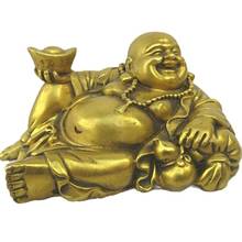 Seiko Lucky Buddha Maitreya Copper Bronze Bonanza Smiling Buddha Feng Shui Gifts Home Jushi 2024 - buy cheap