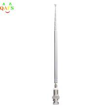 180 graus antena telescópica 650mm bnc conector portátil rádio fm scanner de alta qualidade 2024 - compre barato