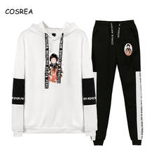 Demon Slayer-Sudadera con capucha para Cosplay, traje de Kamado Tanjirou, Kamado, Nezuko, pantalones, Tomioka, Giyuu, ropa deportiva 2024 - compra barato