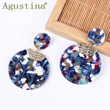 Agustina Kpop Earrings Fashion Jewelry Women Bohemian Earrings Pendientes Minimalist/Punk Earrings Dangle Girls Resin cc Earings 2024 - buy cheap