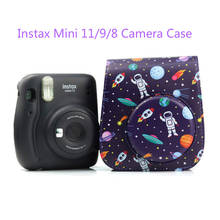 Bolsa de astronauta para câmera fujifilm, alça de ombro e capa protetora para câmera instax mini 11/9/8 2024 - compre barato