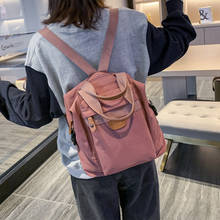 2021 New Backpacks for Women Canvas Shoulder Bags Large School bag Rucksack For Teenager Girls Travel Fashion Bolsas Mochilas 2024 - buy cheap