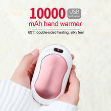 Hand Warmer 10000mAh Electric Hand Warmer USB Rechargeable LED Heater 3s Quick Heating Mini Pocket Mobile Power Hand Warmer 5V 2024 - buy cheap