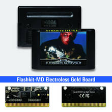 Электронная игровая консоль для Sega Genesis Megadrive, набор для этикеток герцога-евро MD, золото схема на основе печатной платы 2024 - купить недорого