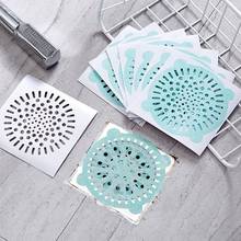 10pc Disposable Bathroom Drain Hair Strainer Kitchen Sink Catcher Shower Sink Stopper Drain Cover Hair Trap Filter Drain Cover 2024 - buy cheap