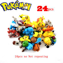 TAKARA TOMY-figuras de acción de Pikachu de la generación de Pikachu, juguetes para niños, 24 unidades 2024 - compra barato