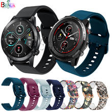 Correa de silicona para reloj Huawei Honor Magic Watch 2, correa de silicona de 20mm, 22mm, 46mm, 42MM / Amazfit Stratos 3, 2, 2S 2024 - compra barato