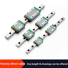 1 MGN7 линейные направляющие 100 мм-1600 мм + 2 MGN7C или MGN7H Слайдеры для ЧПУ частей 3D принтеров 2024 - купить недорого