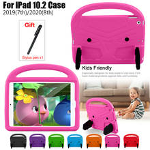 Silicon Cover for IPad 7th 8th Kids Safe Tablet Case EVA Handle Stand Case for Ipad 10.2 Inch Protecter Shell for Children +Pen 2024 - buy cheap