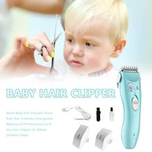 Baby Hair Clippers Silent Kids Hair Trimmers Chargeable Waterproof Professional Cordless Hair Clipper For Children 2024 - buy cheap