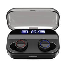 X11 TWS беспроводные наушники Bluetooth 5,0, наушники с сенсорным управлением, спортивные стерео беспроводные наушники, гарнитура, зарядная коробка 2024 - купить недорого