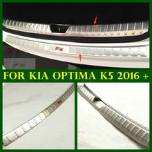 Protection Kit Rear Trunk Bumper Outer + Inner Door Sill Plate Panel Cover Trim Stainless Steel For KIA Optima K5 2016 2017 2018 2024 - buy cheap