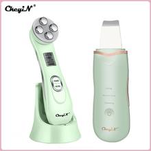 RF EMS LED Photon Mesotherapy Electroporation Facial Lifting Beauty Machine + Skin Care Ultrasonic Face Cleaning Skin Scrubber45 2024 - buy cheap