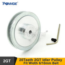 POWGE 80 Teeth 2GT Timing Pulley Bore 5-12mm Fit W=6/10mm GT2 Synchronous Belt 80Teeth 80T GT2 Pulley For VORON 3D Printer 2024 - buy cheap