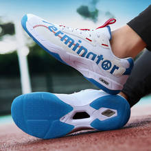Professional men's and women's badminton tennis shoes non-slip волейбольныекроссовки breathable wear-resistant shoes size 36 -45 2024 - buy cheap