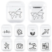 Funda protectora para Airpods 1 y 2, accesorios para Apple Airpods, funda de carga inalámbrica, Fundas transparentes 2024 - compra barato