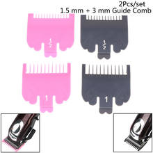 Professional Cutting Guide Comb Hairdressing Tool 1.5mm+3mm Colorful Limit Comb Set for Electric Hair Trimmer Shaver 2024 - buy cheap