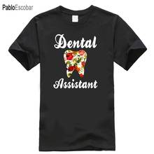 Camiseta de asistente Dental Unisex, camisa de dentista, regalo de dentista, higi Dental 2024 - compra barato