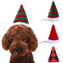Шапка для домашних животных с Санта Клаусом, Рождественская теплая плюшевая шапка для кошек и собак, декоративная шапка для рождевечерние, забавная Милая распродажа 2024 - купить недорого