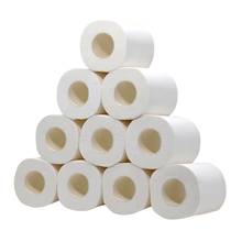 10 Roll Top Quality Jumbo Toilet Paper 4-Layer Native Wood Soft Toilet Paper Pulp Home Strong Water Absorption 2024 - buy cheap