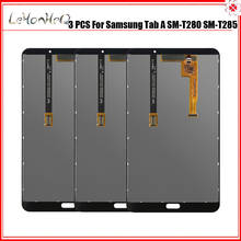 Wholesale 3 Pieces Lot For Samsung Galaxy Tab A SM-T280 SM-T285 T280 T285 LCD Display Touch Screen Replacement Digitizer 2024 - buy cheap