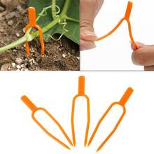 50pc Garden Tools  Plastic Quality Plant Clips Stolons Fixing Fastening Fixture Clamp Strawberry Fork Farming Clip 2024 - buy cheap